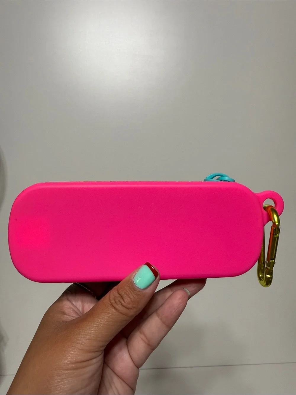 Versace Kids Biggie Blue Silicone Glasses Case Only